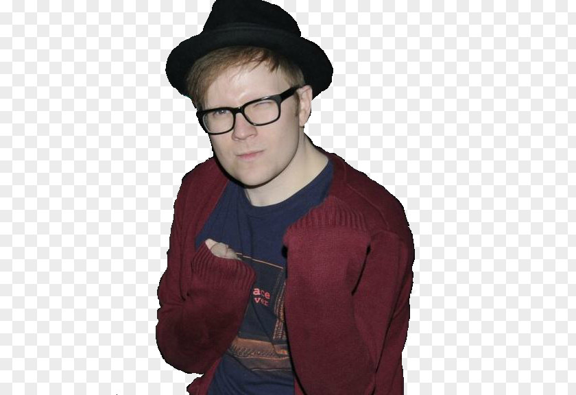 Shirt-boy Glasses Fall Out Boy Fedora Maroon Textile PNG