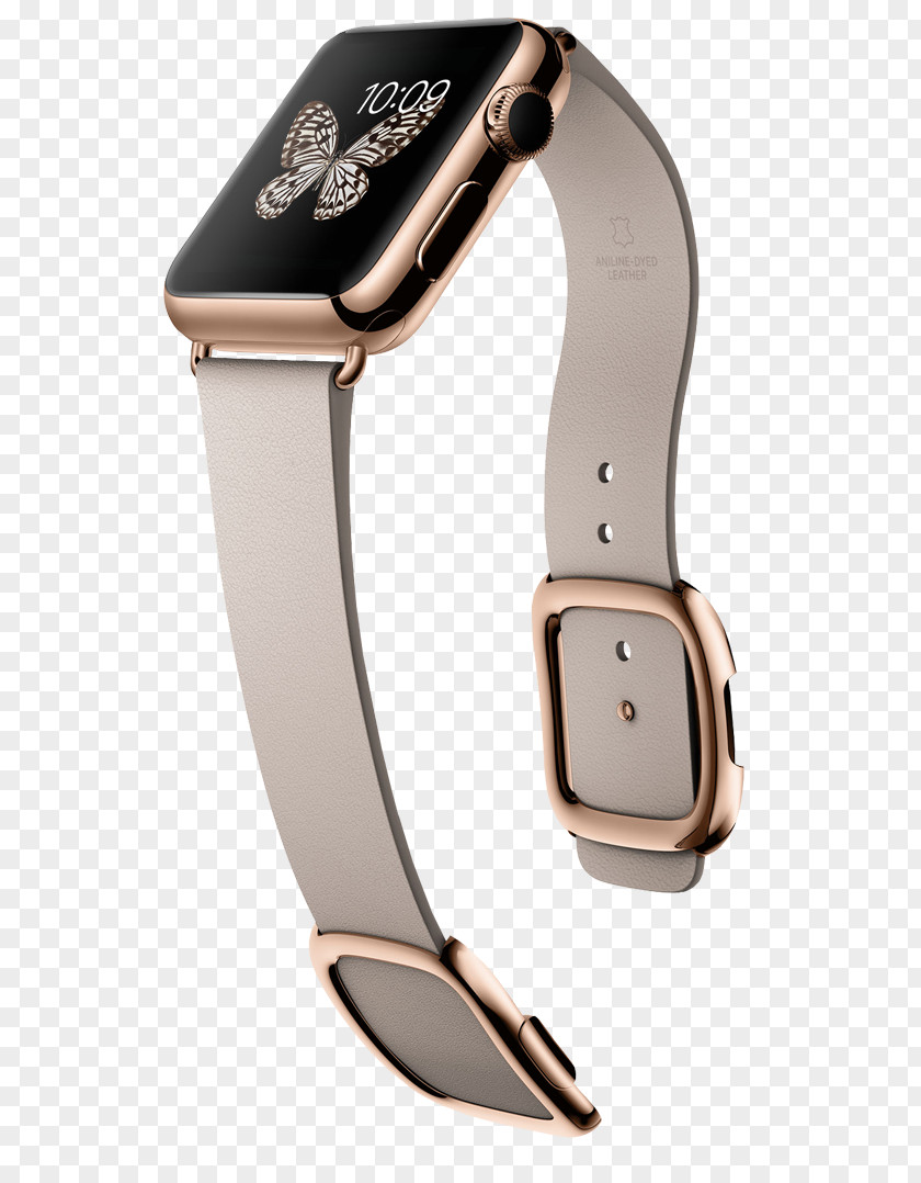 Grey Band Watch Apple Series 2 3 Gold PNG