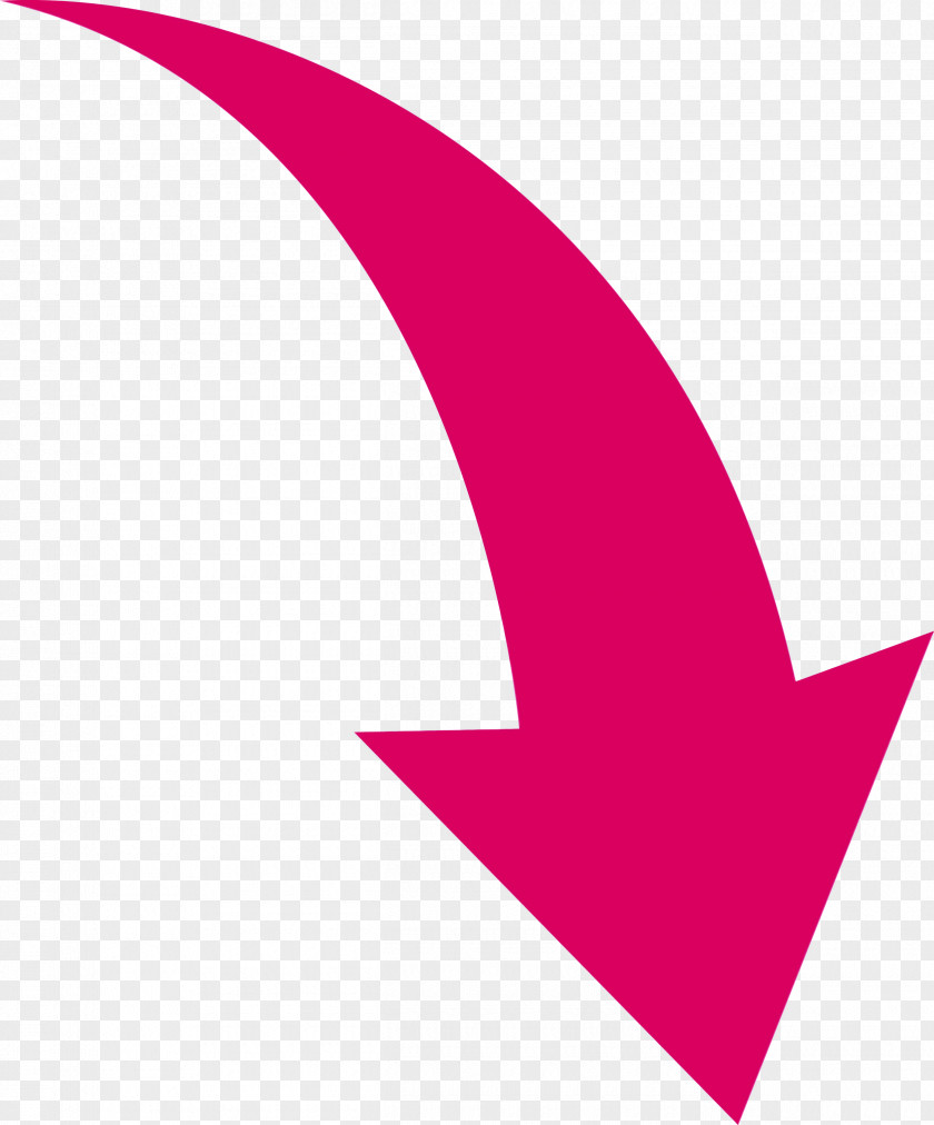 Pink Line Logo Magenta Crescent PNG