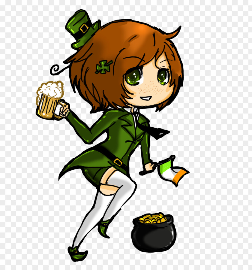 Happy Leprechaun Hawaii Inland Saint Patrick's Day U.S. State Clip Art PNG