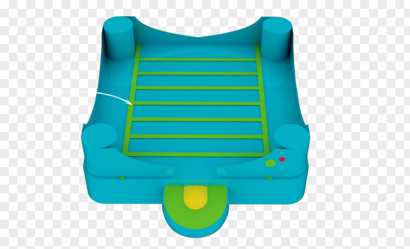 Inflatable Castle Plastic Turquoise PNG