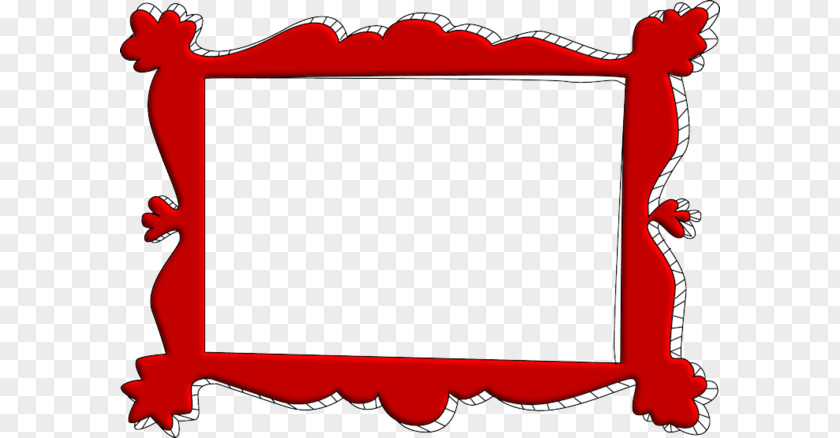 Red Wood Border Clip Art PNG