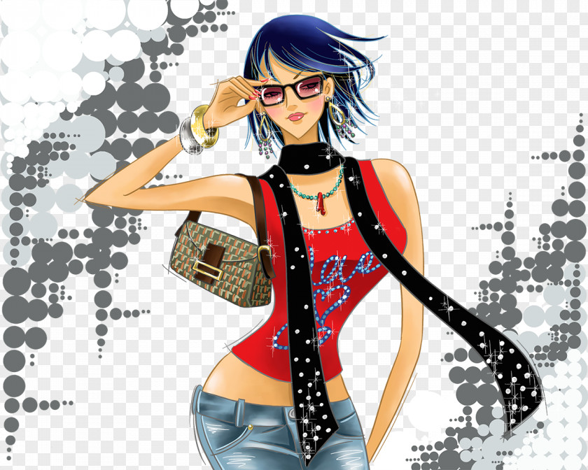 Fashion Woman Photography Illustration PNG