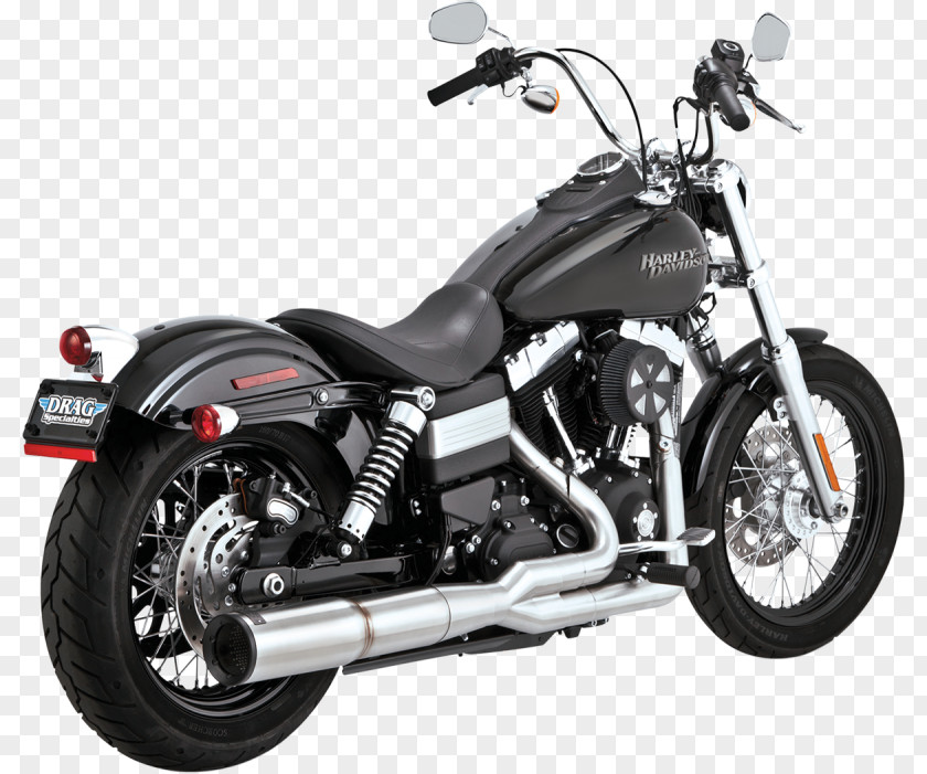 Motorcycle Exhaust System Harley-Davidson Super Glide Sportster PNG