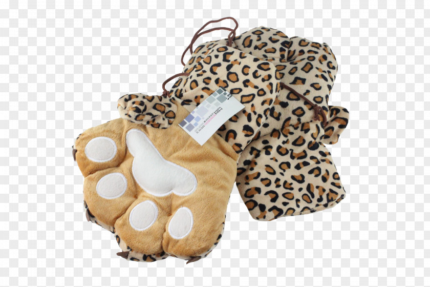 Bear Leopard Gloves Glove PNG