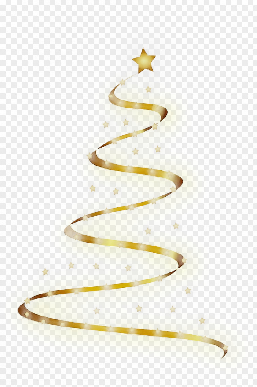 Christmas Tree Wet Ink PNG