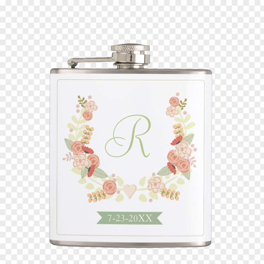 Marriage Monogram Hip Flask Laboratory Flasks Gift Zazzle Wedding Anniversary PNG