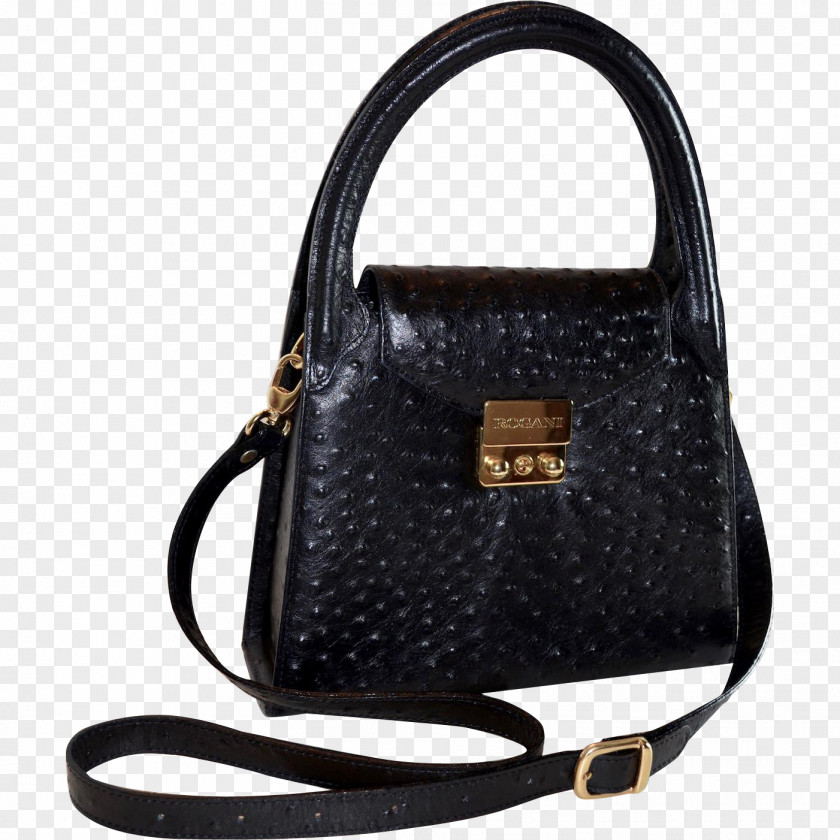 Ostrich Common Leather Handbag PNG