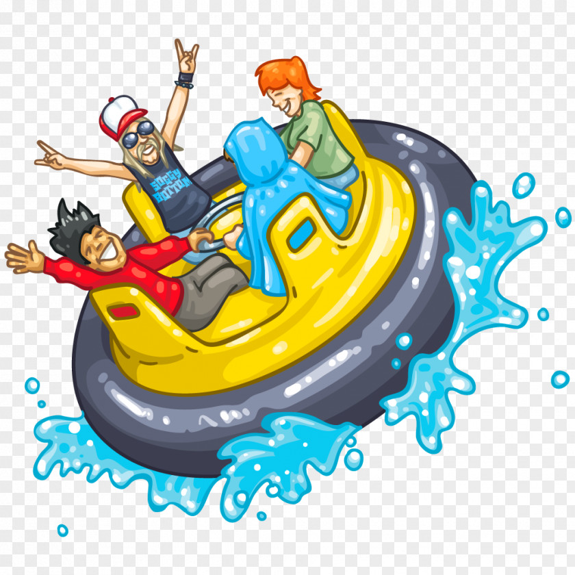 White Water Rafting Recreation Clip Art PNG