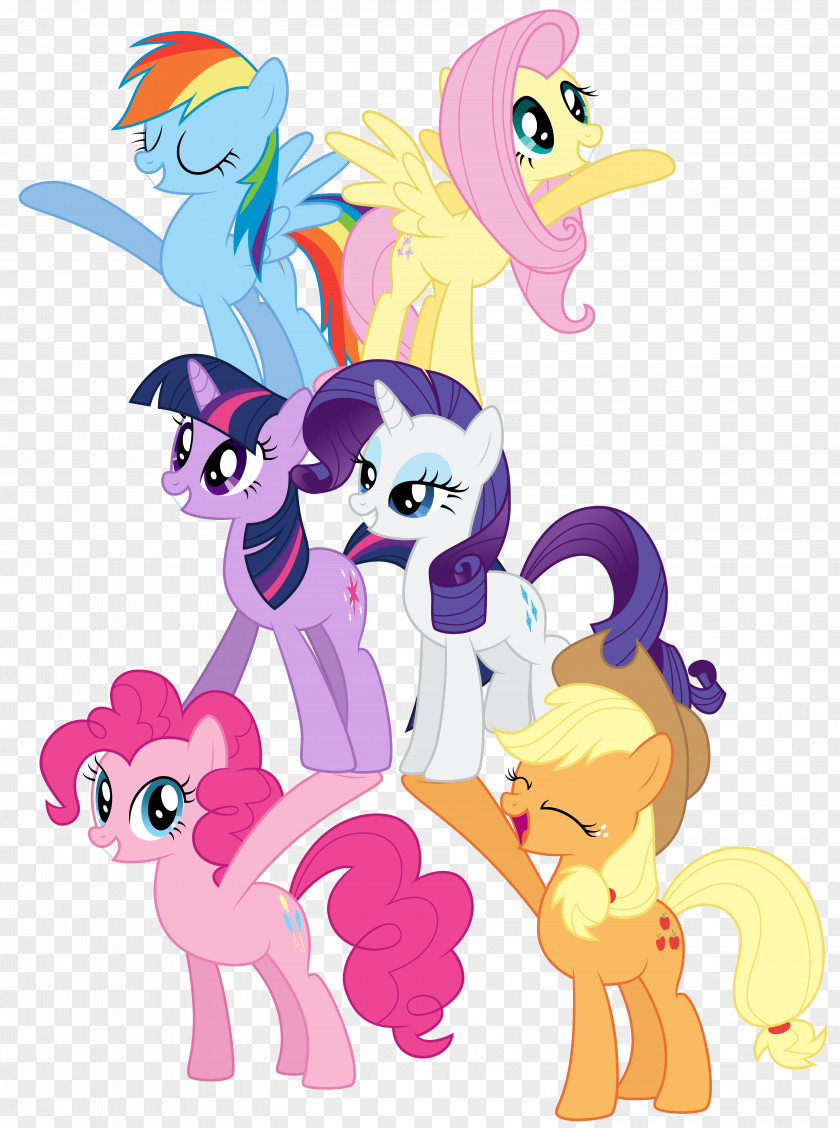 Mane Vector Rainbow Dash Pony Pinkie Pie Rarity Twilight Sparkle PNG