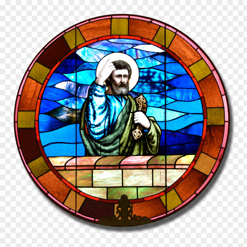 Saint Peter Our Lady Of The Woods Parish Stained Glass Catholic Church YouTube PNG