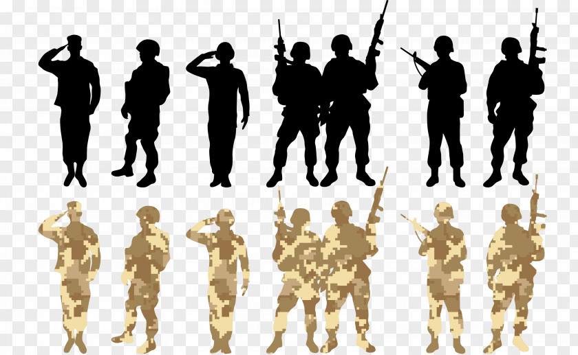 Vector Soldier Salute Army PNG