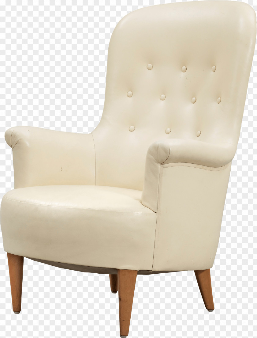 White Armchair Image Chair Couch Furniture PNG