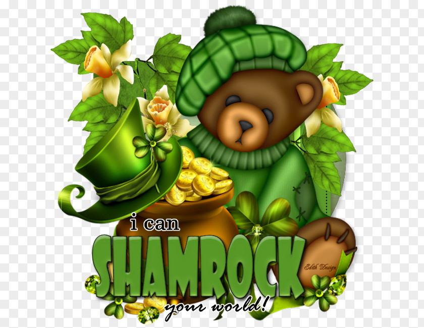 Bear Cartoon Saint Patrick's Day Birthday PNG