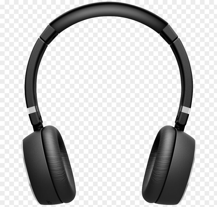 Black Wireless Headphones Headset PNG