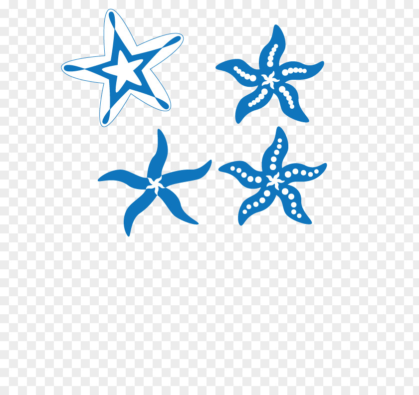 Colored Starfish Butterfly Pollinator Point Clip Art PNG