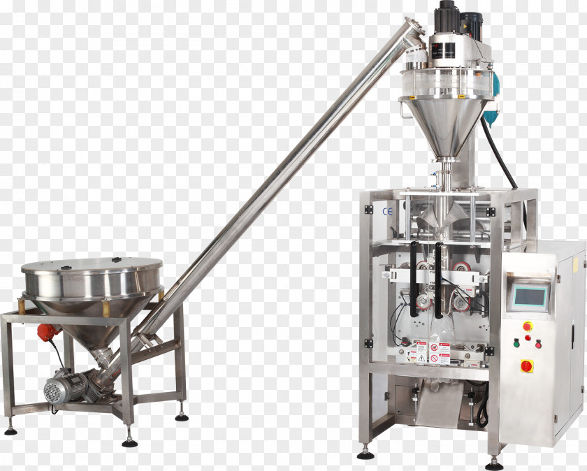 Flour Packaging Vertical Form Fill Sealing Machine Powder And Labeling Manufacturing PNG