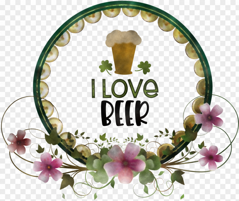 I Love Beer Saint Patrick Patricks Day PNG