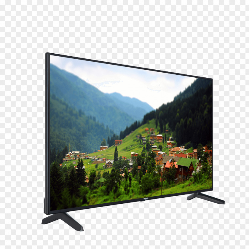 Led Tv LED-backlit LCD 1080p Vestel Television Smart TV PNG