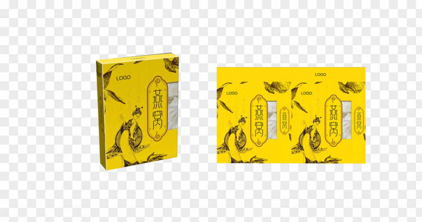 Bird 's Nest Box Packaging And Labeling Edible Birds Food Cosmetic PNG