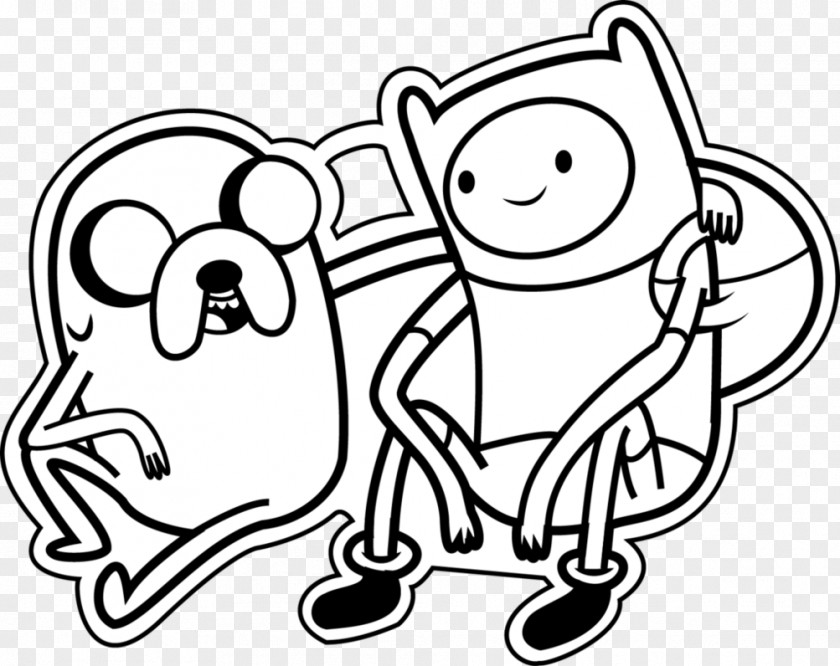 Finn The Human Jake Dog Decal Sticker Drawing PNG