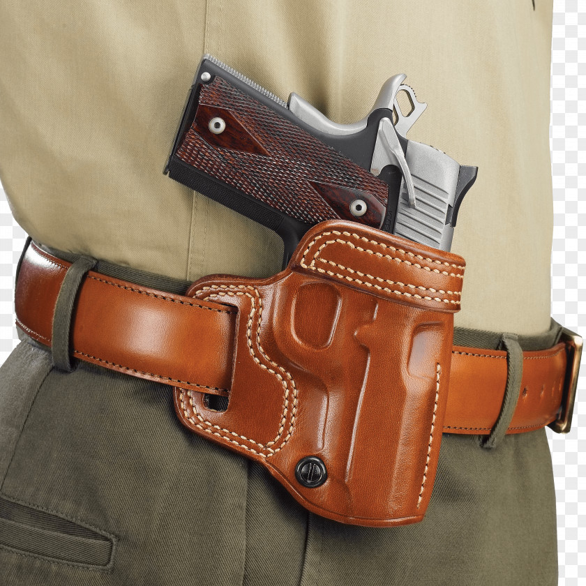 Handgun Holster Gun Holsters Thumb Break Firearm Paddle M1911 Pistol PNG