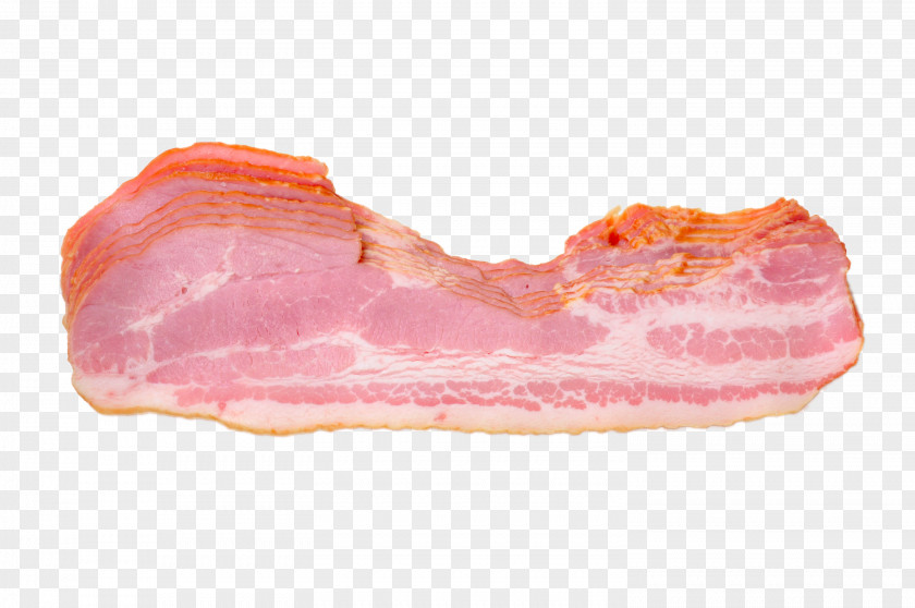 HD Bacon Back Hamburger Roll PNG