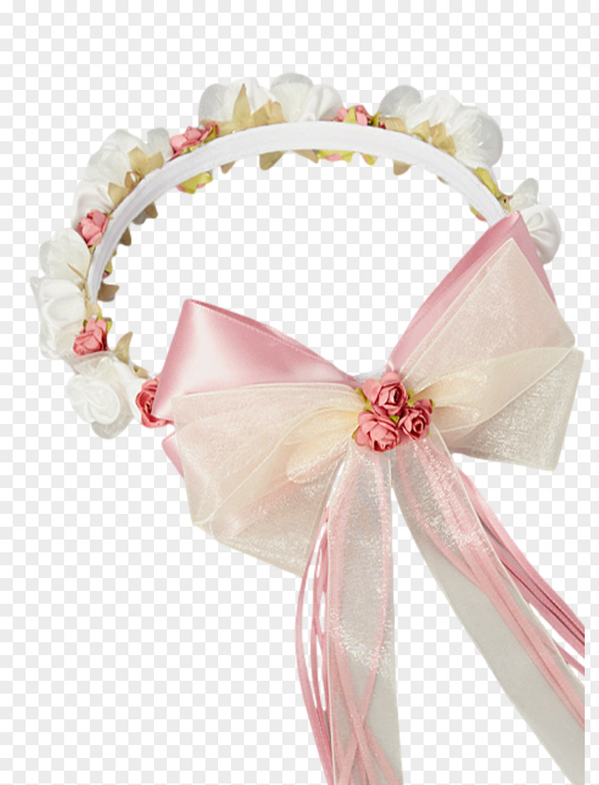 Silk Satin Wreath Ribbon Flower Clothing Accessories Crown PNG