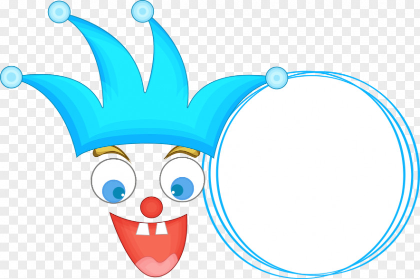 Vector Clown And Dialogs Circus Clip Art PNG