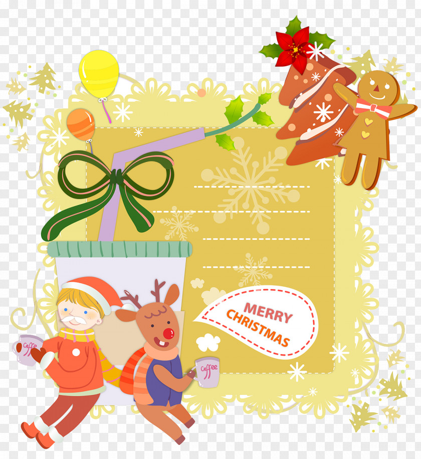 Christmas Postcard Greeting Card Mail Santa Claus PNG