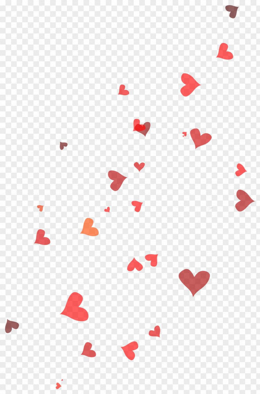 Floating Red Hearts Heart Wallpaper PNG