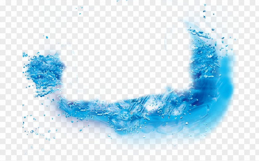 Ice Special Effects Blue Advertising PNG