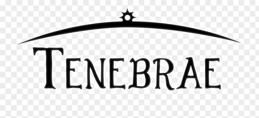 Tenebrae Mockup Logo Brand Clip Art Font Black PNG