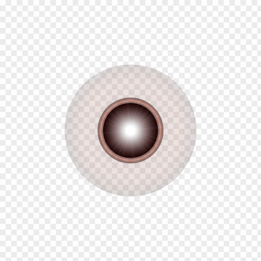 Yellow Faint Light Halo Eye Circle Close-up Pattern PNG