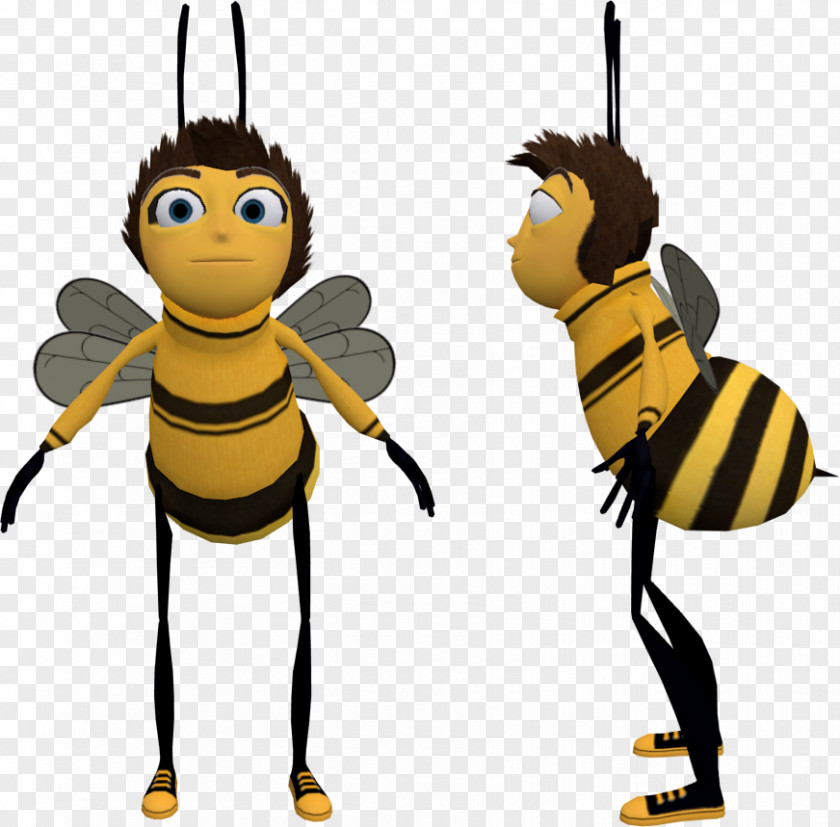 Bee Honey Character Clip Art PNG