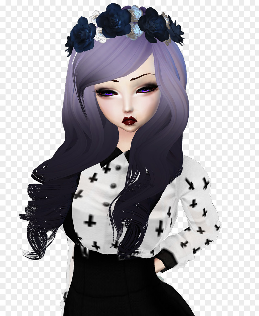 IMVU Avatar Anime Black Ghoul PNG Ghoul, avatar clipart PNG