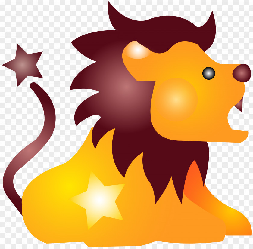 Lion Cartoon Leo Clip Art PNG