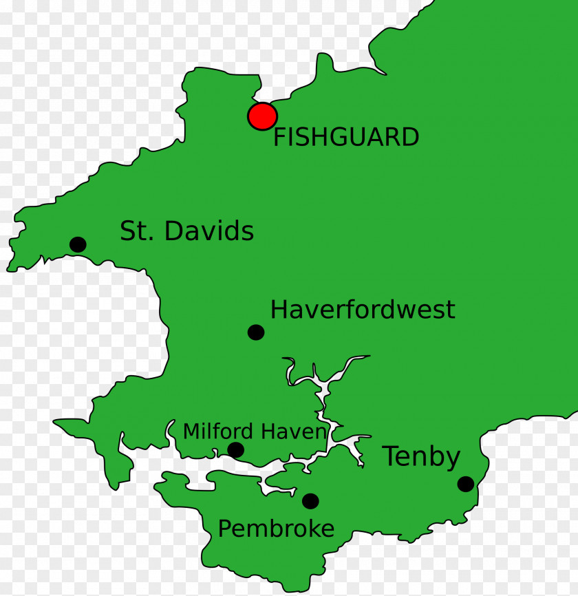 Map St Davids Haverfordwest Flag Of Wales Clip Art PNG