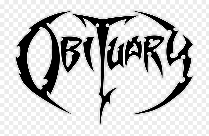 Obituary Death Metal Don't Care Logo Tampa PNG