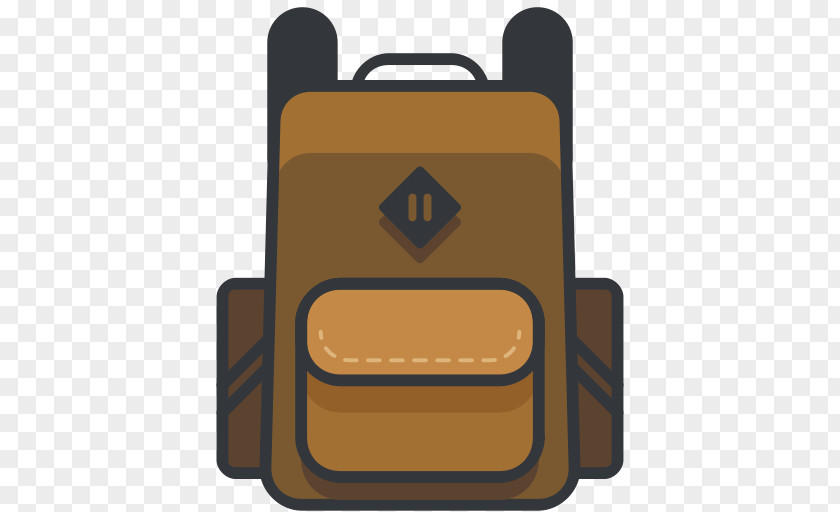 Rectangle Travel Backpack PNG