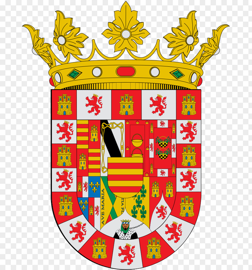 Spain Coat Of Arms Puerto Rico Crown Castile PNG