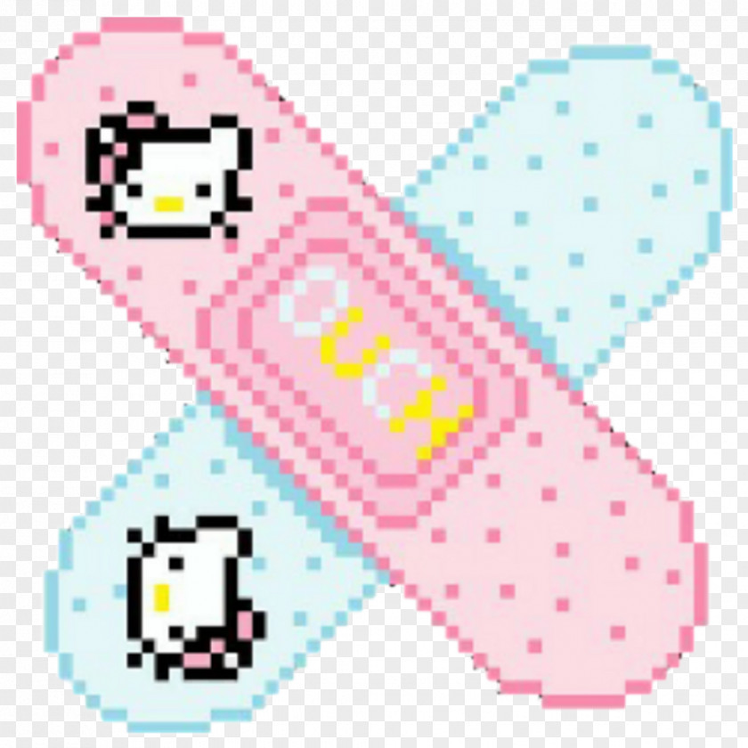 Band Aid Bandaid Bandage Pixel Art Kawaii Transparency PNG