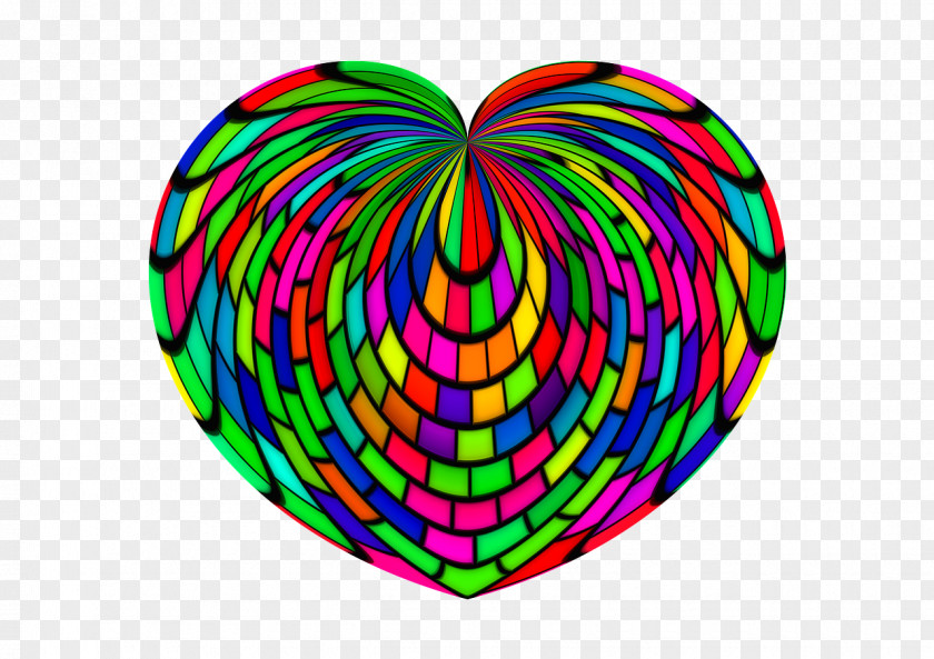 Colors Love Heart Photography PNG
