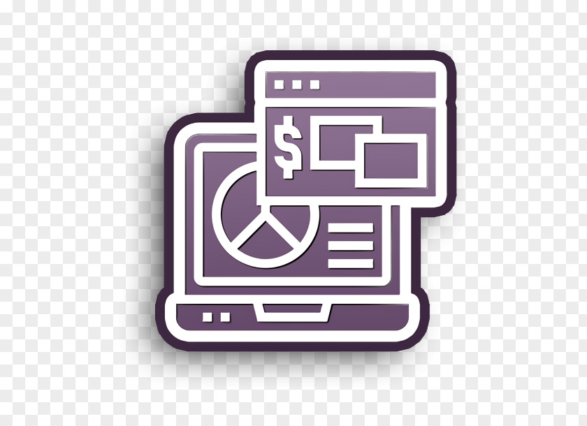 Laptop Icon Business And Finance Blockchain PNG
