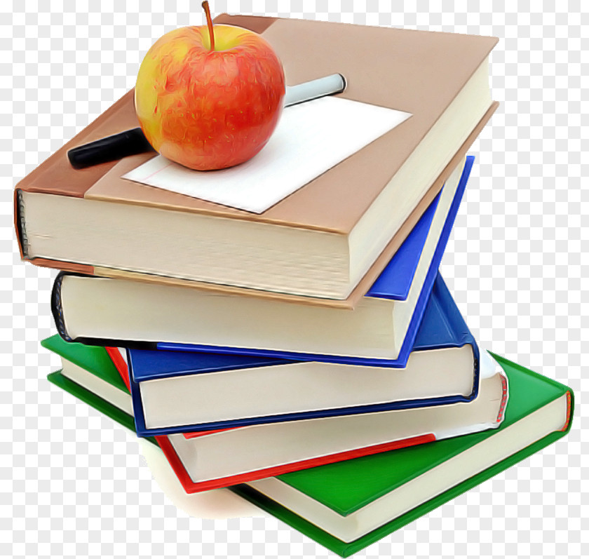 Paper Product Education Book Apple Learning Fruit PNG