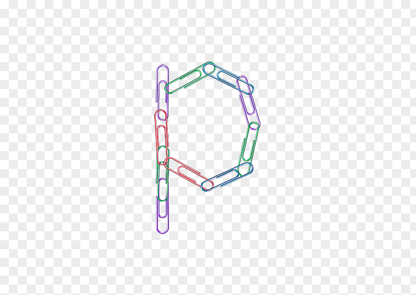 Paperclip Letter P Paper PNG