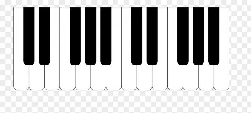 Piano Keyboard Suspended Chord Minor Scale PNG