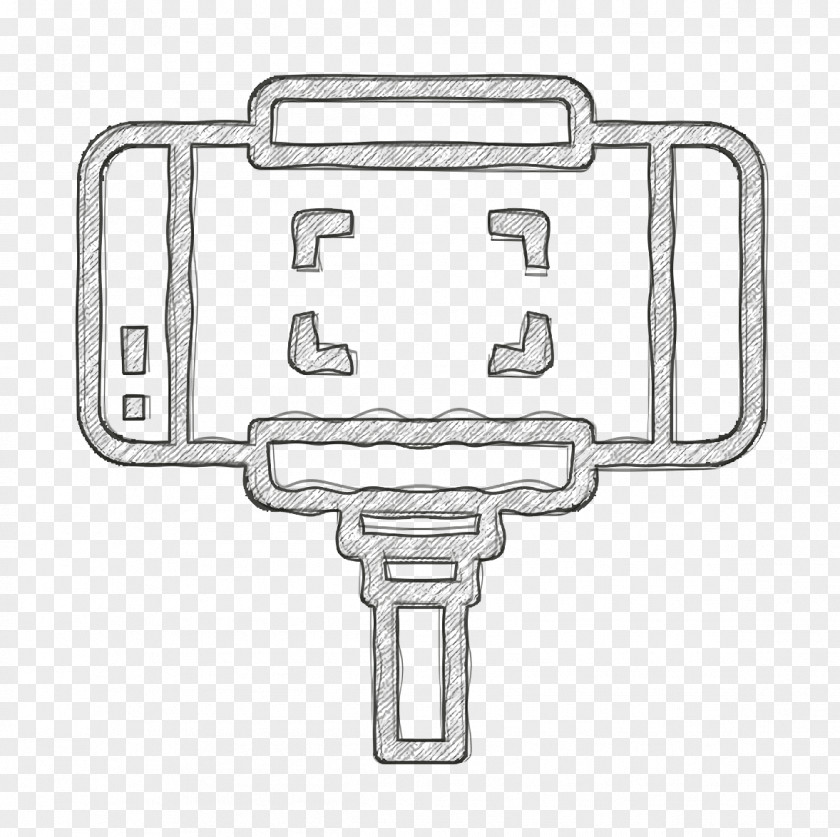Selfie Stick Icon Camera Photography PNG