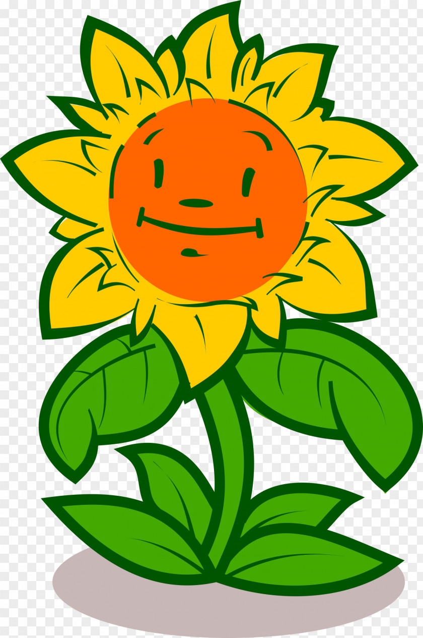 Sunflower Leaf Drawing Flower Clip Art PNG