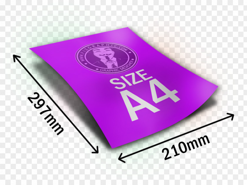 A4 Flyer Standard Paper Size Printing Logo Price PNG